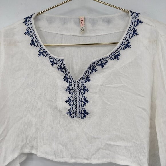 RAGA Embroidered Boho Crop Top - Picture 3 of 7